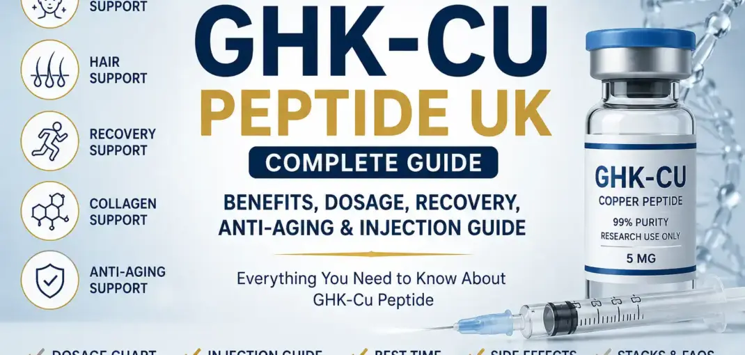 GHK-Cu Peptide UK: Benefits, Dosage, Hair & Anti-Aging Guide