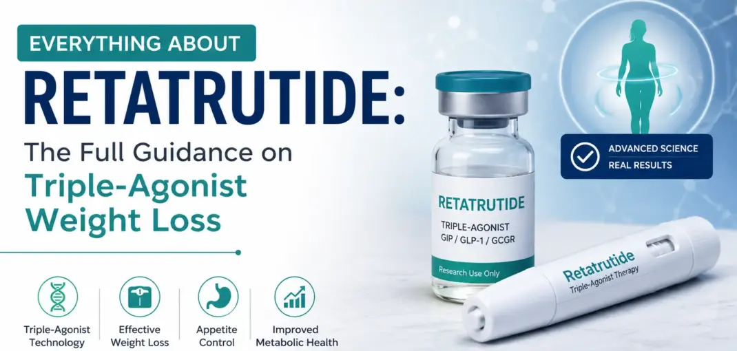 Retatrutide triple agonist for weight management
