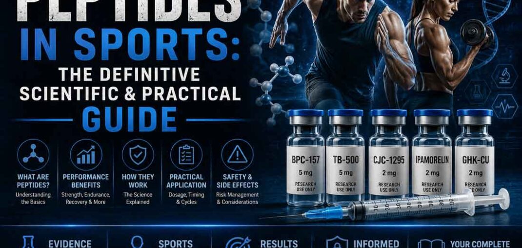 Peptides in Sports for athletic recovery and research