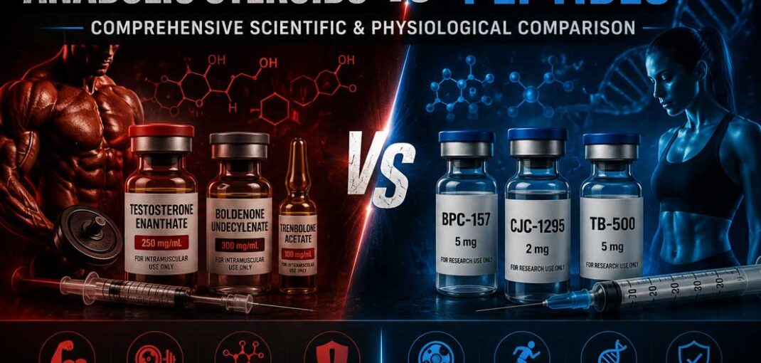 Anabolic Steroids vs Peptides comparison