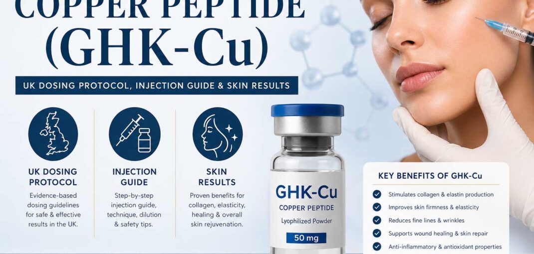 Subcutaneous injection guide and skin structure for GHK-Cu Copper Peptide protocol