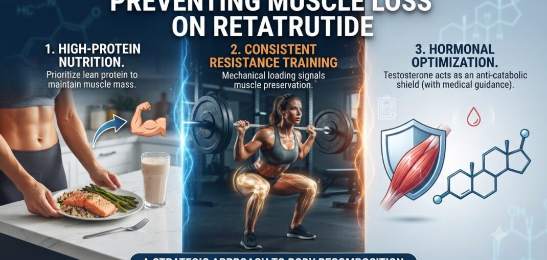 Reta muscle loss prevention