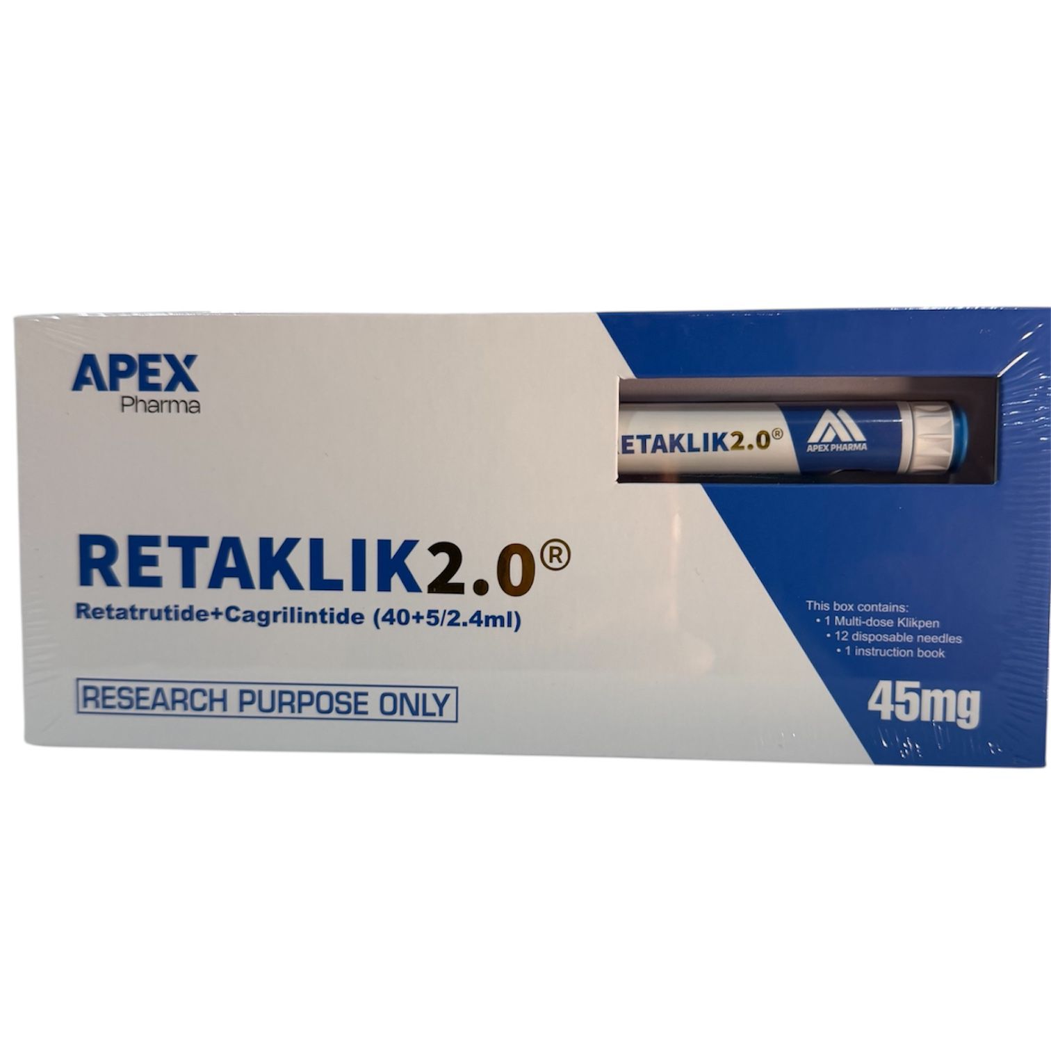 Retatrutide 45mg Injection Pen RETAKLIK 2.0 | Premium Retatrutide UK