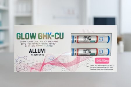 Glow 70mg GHK-Cu Injection Pen Kit Alluvi | Premium GHK-Cu Peptide UK